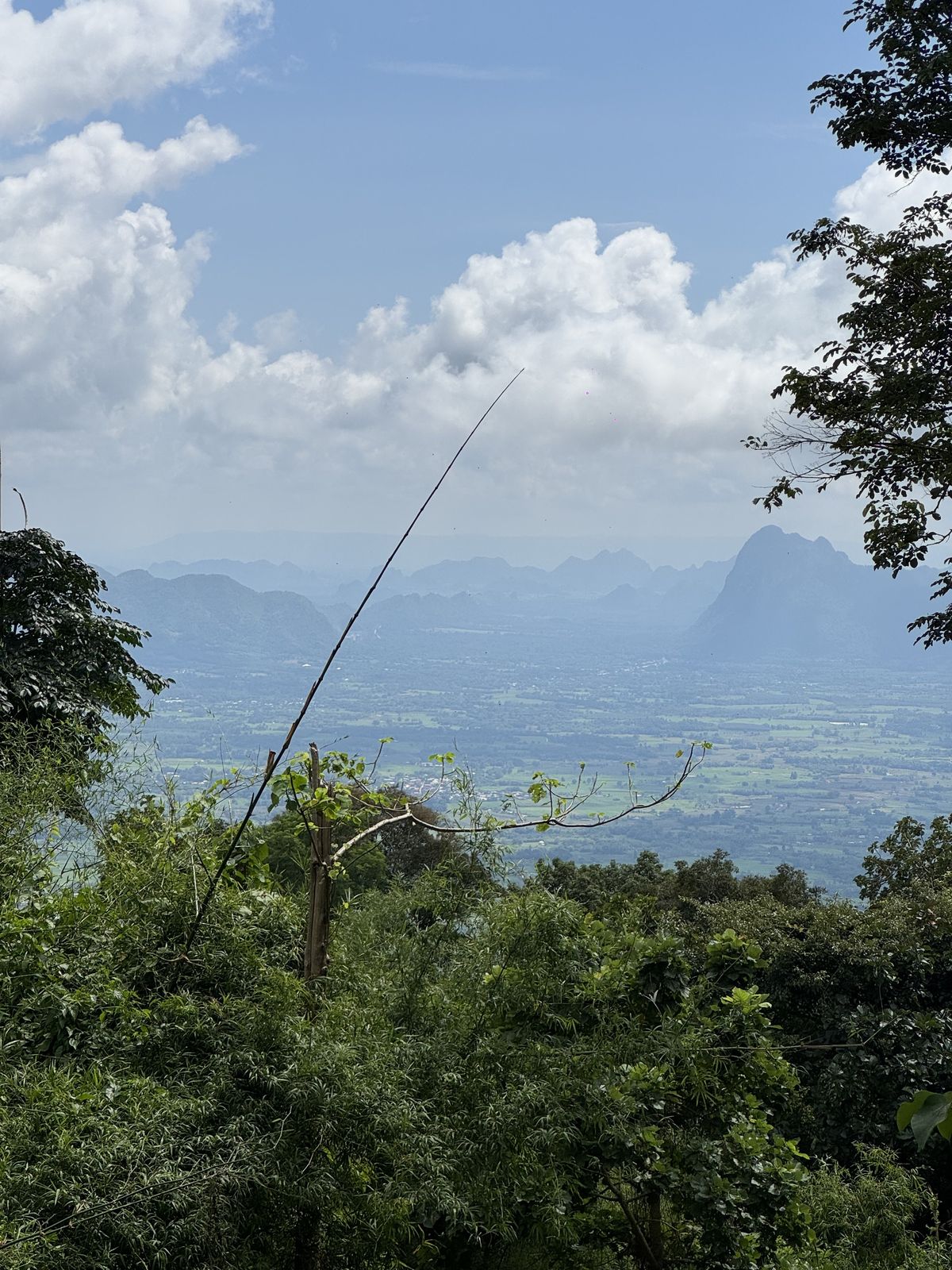 Mountain view from halfway up the Phu Kradueng hiking trail